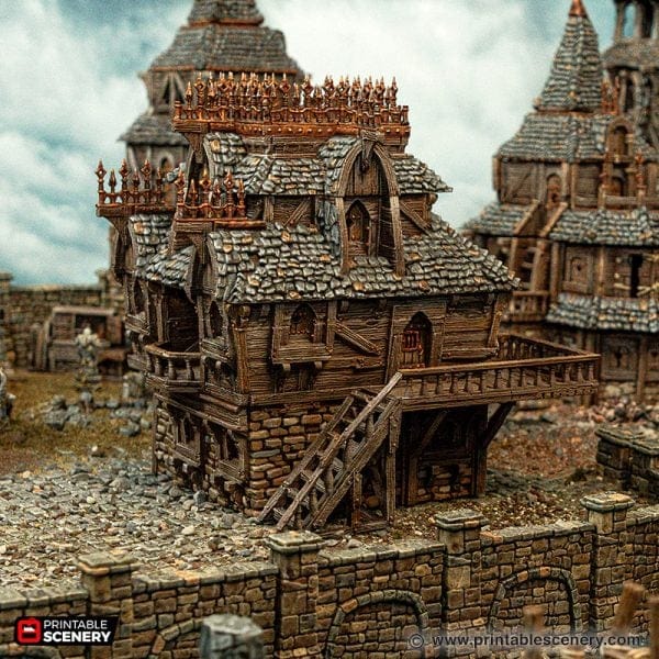 Tabletop Terrain Building Merchant Guild