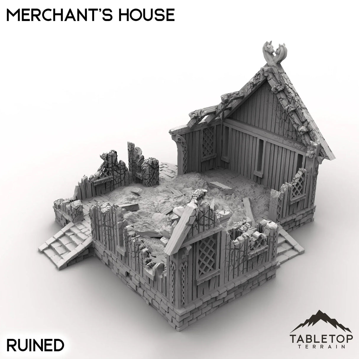 Tabletop Terrain Building Merchant's House - Kingdom of Saxonia