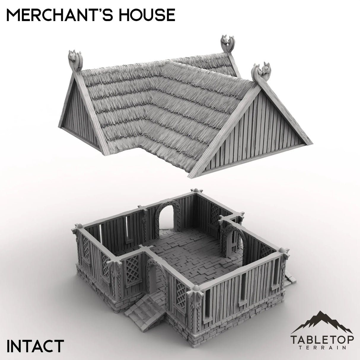 Tabletop Terrain Building Merchant's House - Kingdom of Saxonia