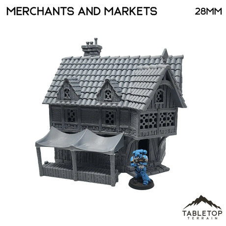 Tabletop Terrain Building Merchants & Markets - Fantasy Building