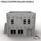 Tabletop Terrain Building Middle Eastern Building Bundle - Modern Warfare