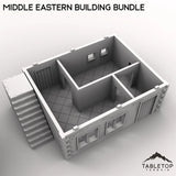 Tabletop Terrain Building Middle Eastern Building Bundle - Modern Warfare