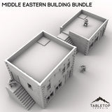 Tabletop Terrain Building Middle Eastern Building Bundle - Modern Warfare