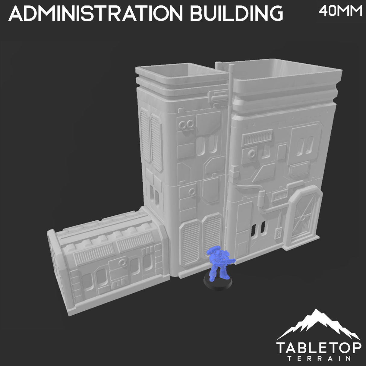 Tabletop Terrain Building Midrim City Administration Building - Star Wars Legion Building