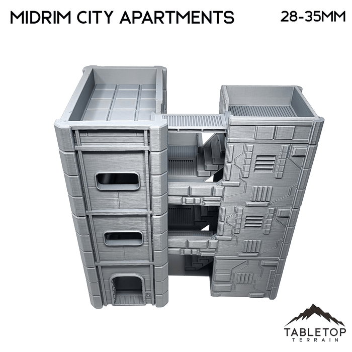 Tabletop Terrain Building Midrim City Apartments - Star Wars Legion Building