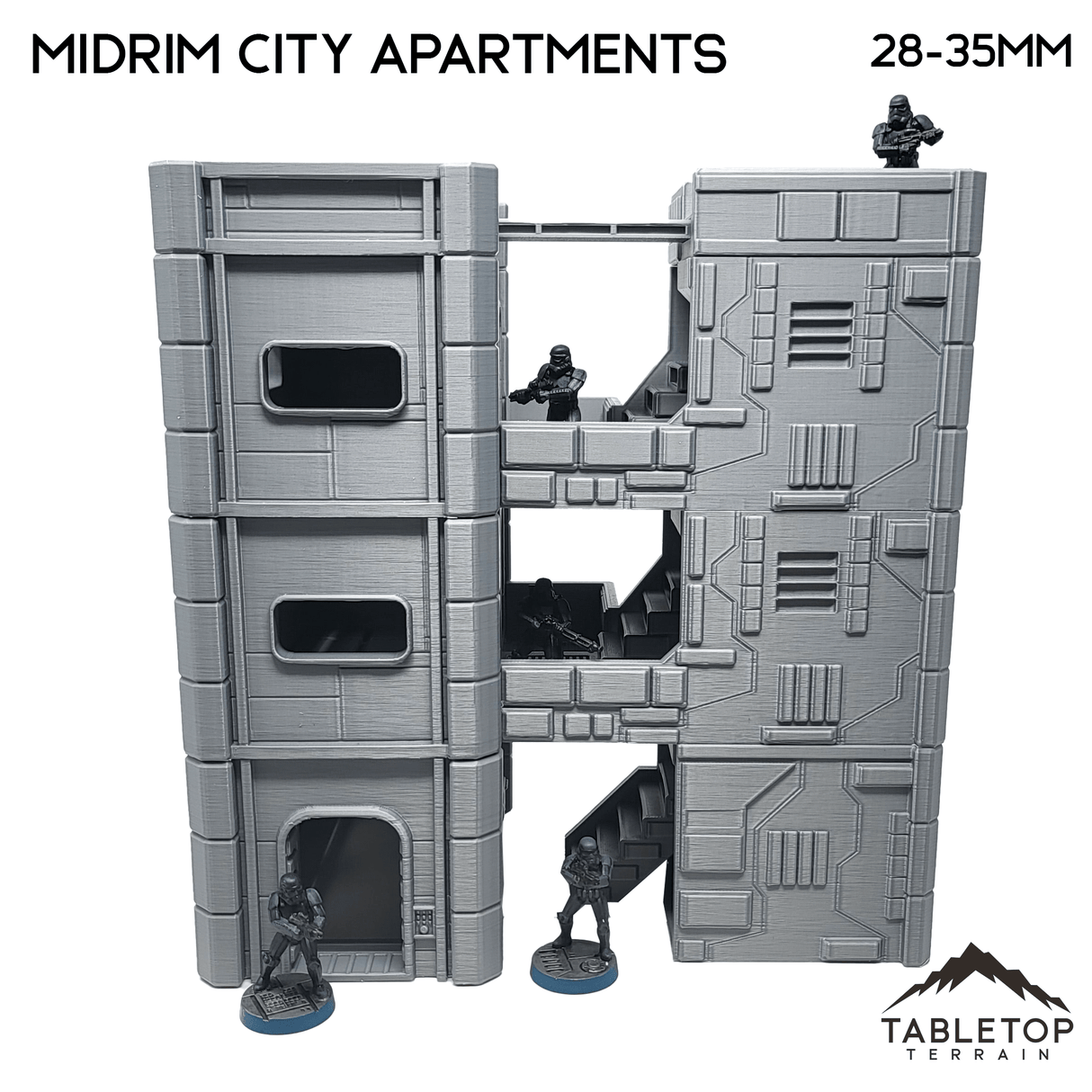 Tabletop Terrain Building Midrim City Apartments - Star Wars Legion Building