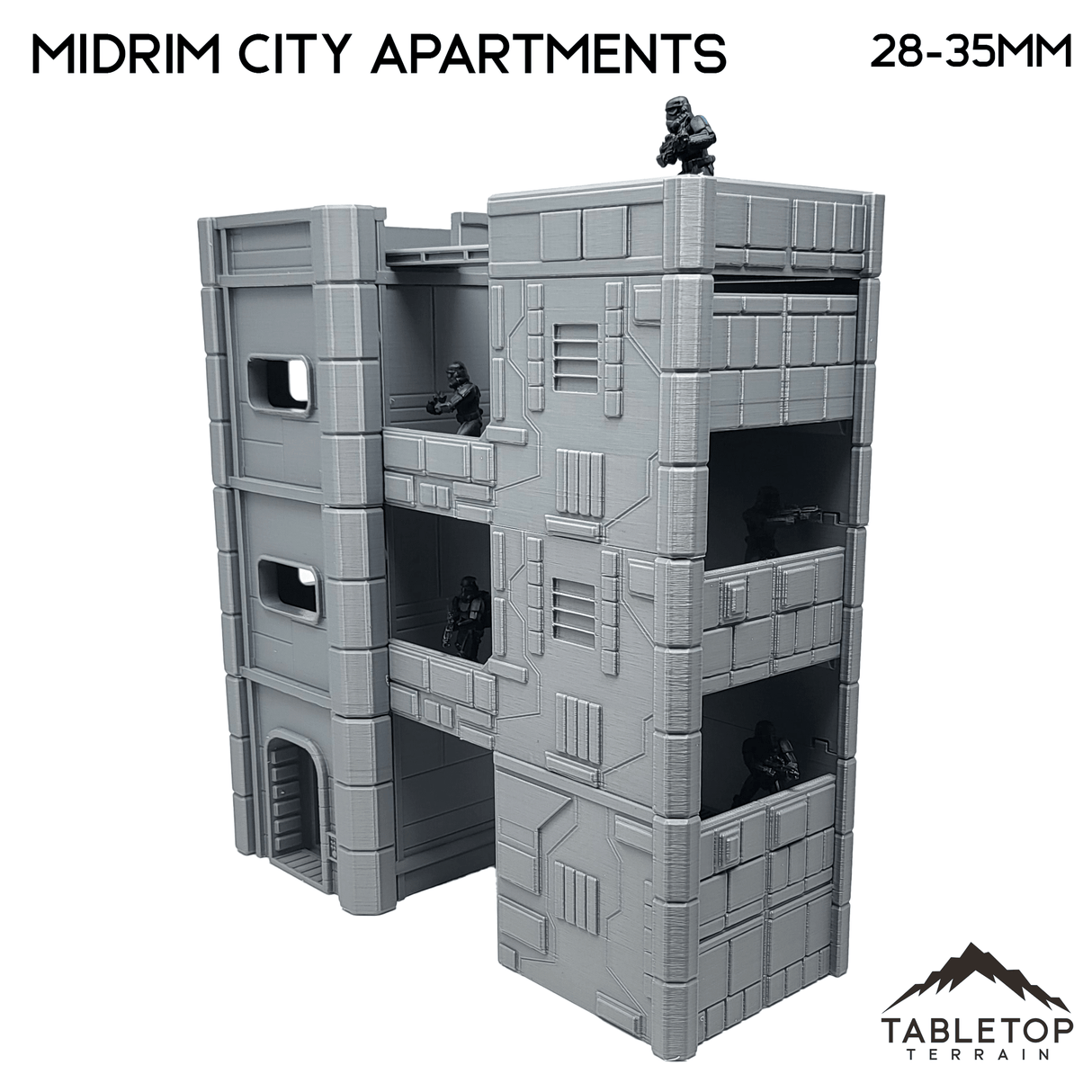 Tabletop Terrain Building Midrim City Apartments - Star Wars Legion Building