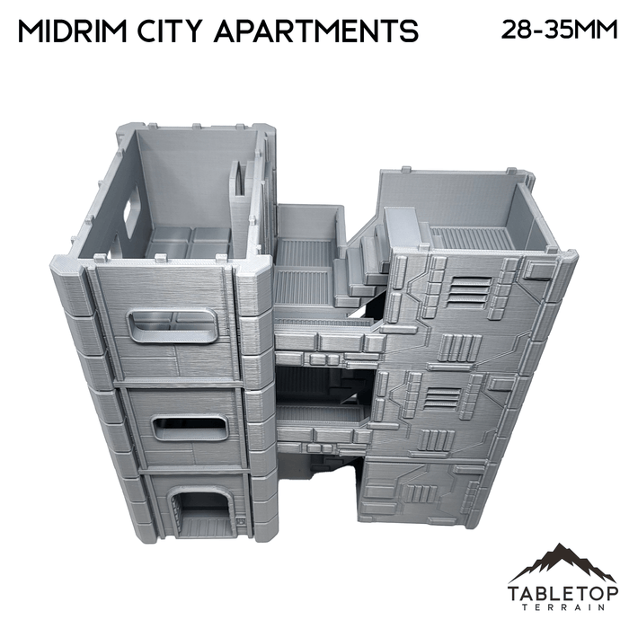 Tabletop Terrain Building Midrim City Apartments - Star Wars Legion Building