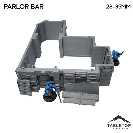 Tabletop Terrain Building Midrim City Cyberpunk Parlor Bar - Star Wars Legion Building