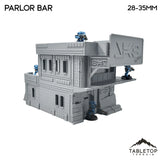 Tabletop Terrain Building Midrim City Cyberpunk Parlor Bar - Star Wars Legion Building