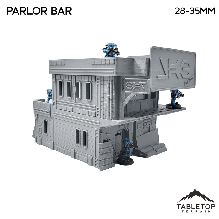Midrim City Cyberpunk Parlor Bar - Star Wars Legion Building