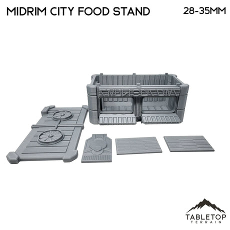 Tabletop Terrain Building Midrim City Food Stand - Star Wars Legion Building