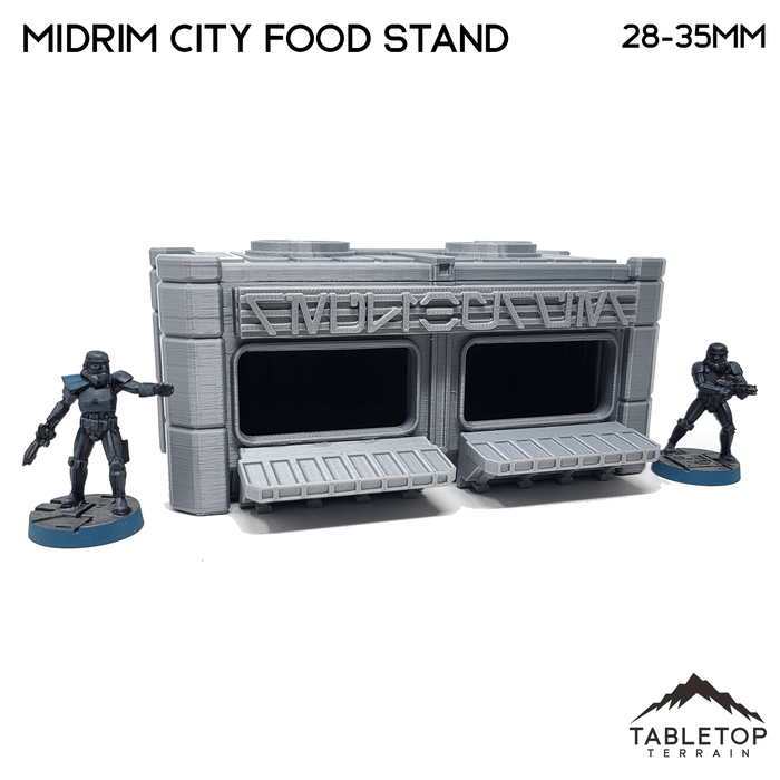 Tabletop Terrain Building Midrim City Food Stand - Star Wars Legion Building Tabletop Terrain