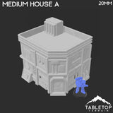 Tabletop Terrain Building Midrim City Medium House A - Star Wars Legion Building