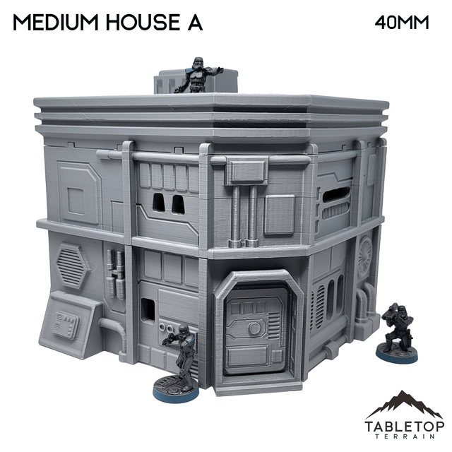 Tabletop Terrain Building Midrim City Medium House A - Star Wars Legion Building