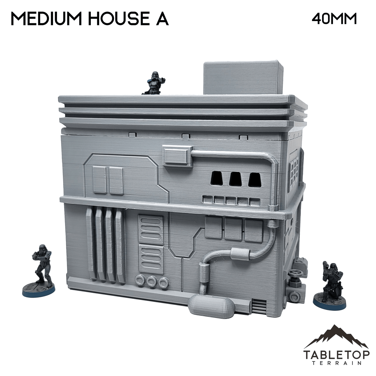 Tabletop Terrain Building Midrim City Medium House A - Star Wars Legion Building