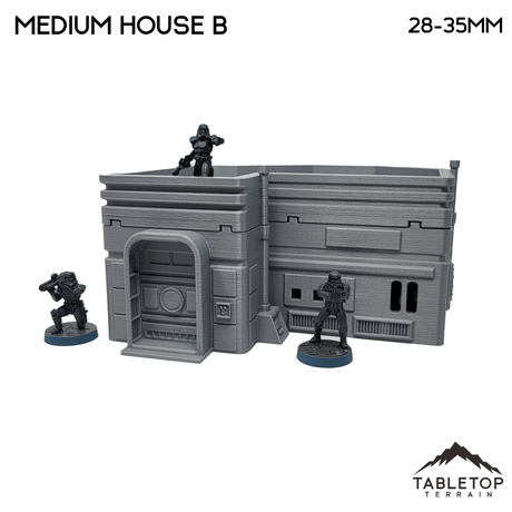 Tabletop Terrain Building Midrim City Medium House B - Star Wars Legion Building