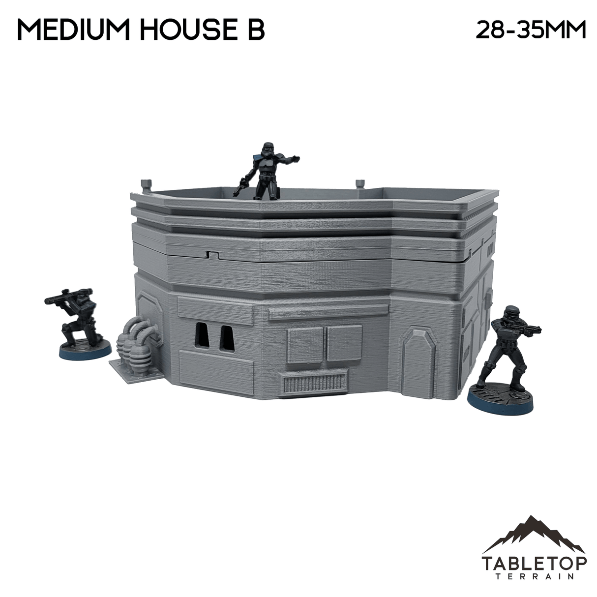 Tabletop Terrain Building Midrim City Medium House B - Star Wars Legion Building