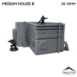 Tabletop Terrain Building Midrim City Medium House B - Star Wars Legion Building