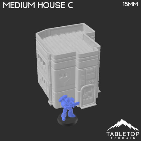 Tabletop Terrain Building Midrim City Medium House C - Star Wars Legion Building