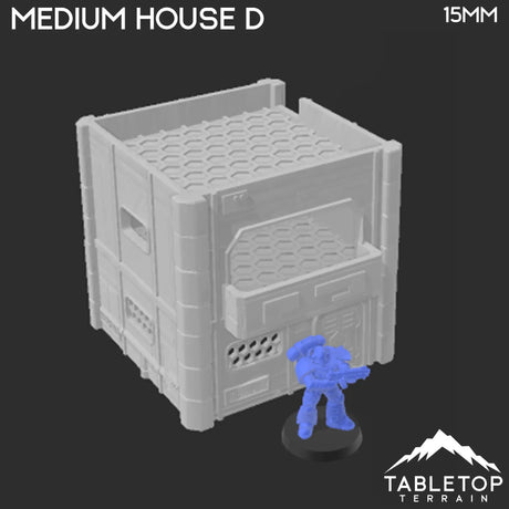Tabletop Terrain Building Midrim City Medium House D - Star Wars Legion Building