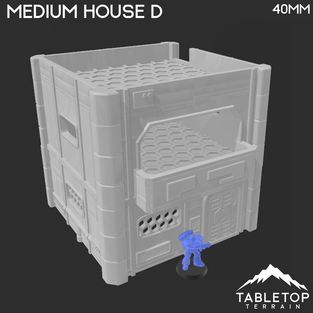 Tabletop Terrain Building Midrim City Medium House D - Star Wars Legion Building