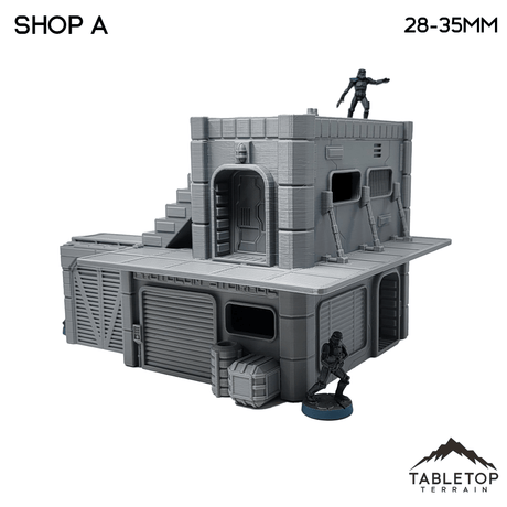 Tabletop Terrain Building Midrim City Shop A - Star Wars Legion Building