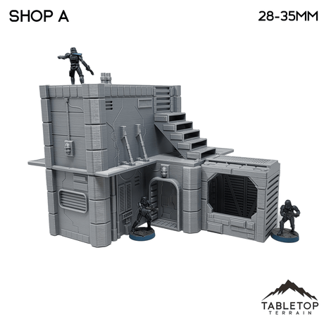 Tabletop Terrain Building Midrim City Shop A - Star Wars Legion Building