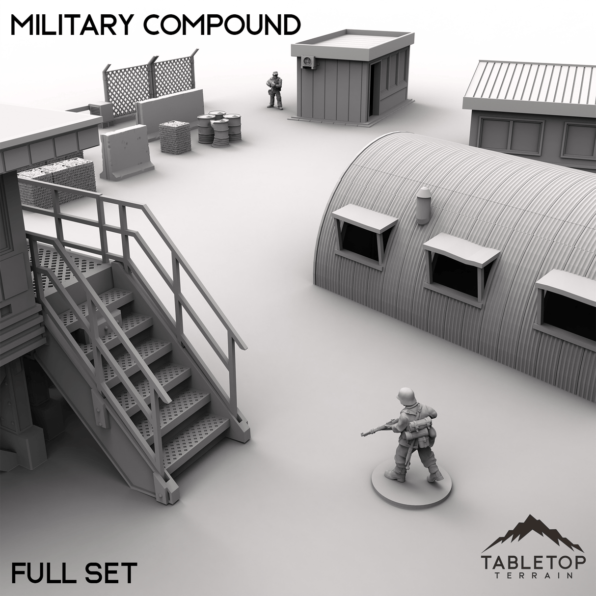 Tabletop Terrain Building Military Compound