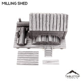 Tabletop Terrain Building Milling Shed - Town of Grexdale - Fantasy Building