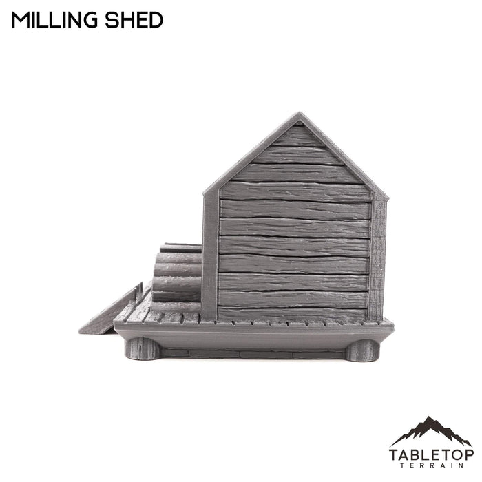 Tabletop Terrain Building Milling Shed - Town of Grexdale - Fantasy Building