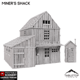 Tabletop Terrain Building Miners Shack - Wild West Building