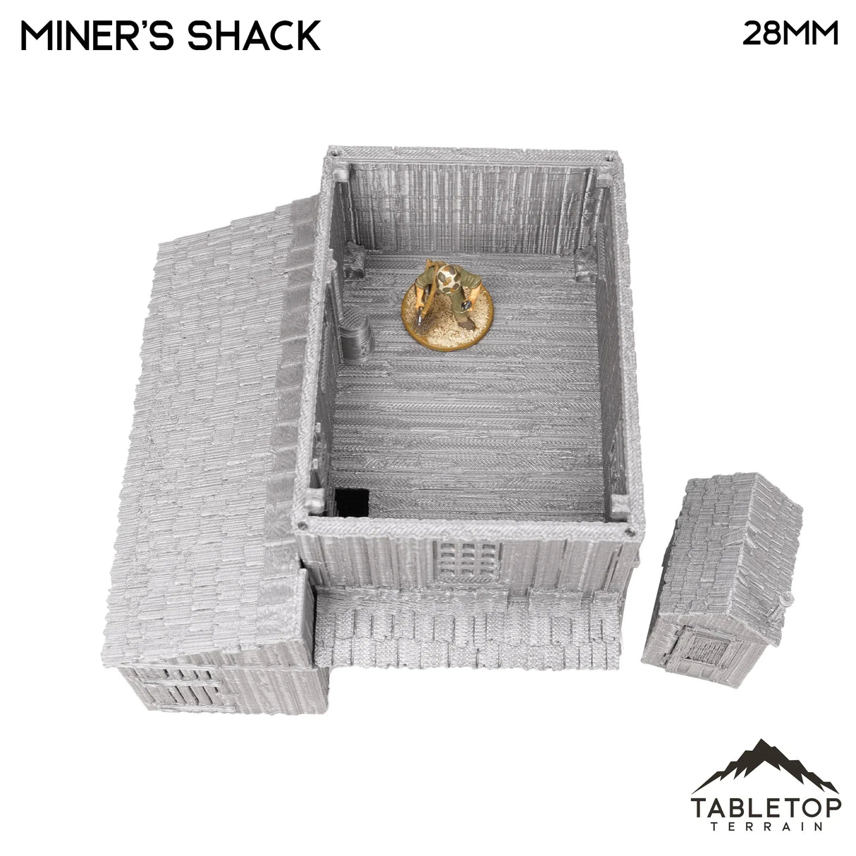 Tabletop Terrain Building Miners Shack - Wild West Building