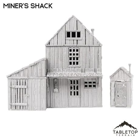 Tabletop Terrain Building Miners Shack - Wild West Building