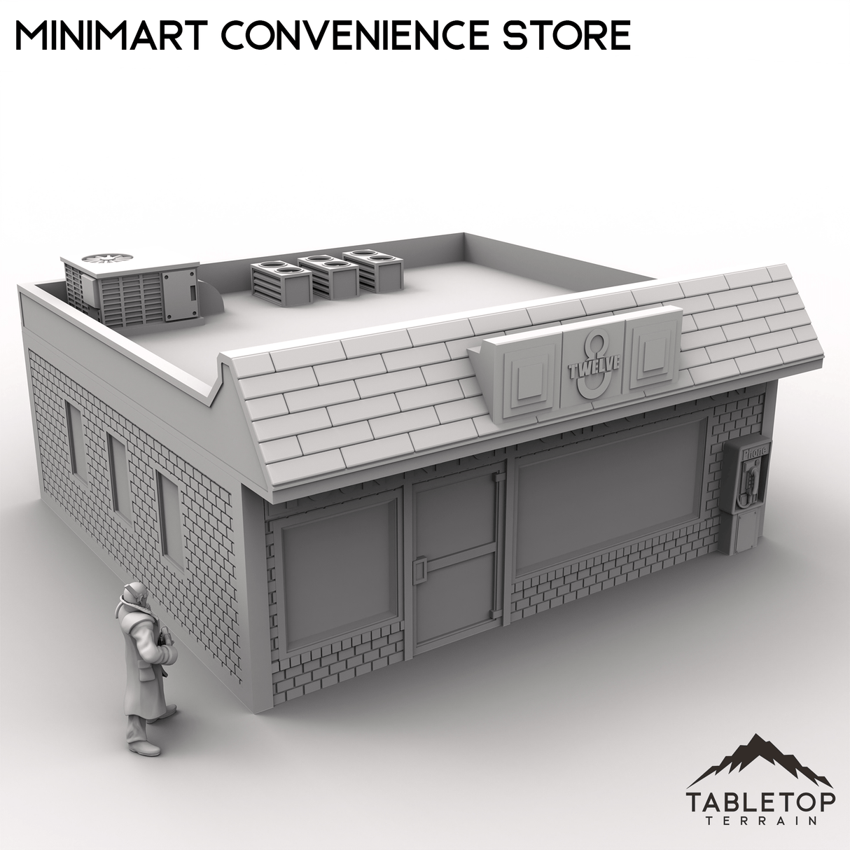 Tabletop Terrain Building MiniMart Convenience Store