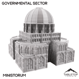 Tabletop Terrain Building Ministorum Governmental Sector 8mm Scale Building Pack