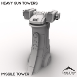 Tabletop Terrain Building Missiles / 32mm Heavy Gun Towers