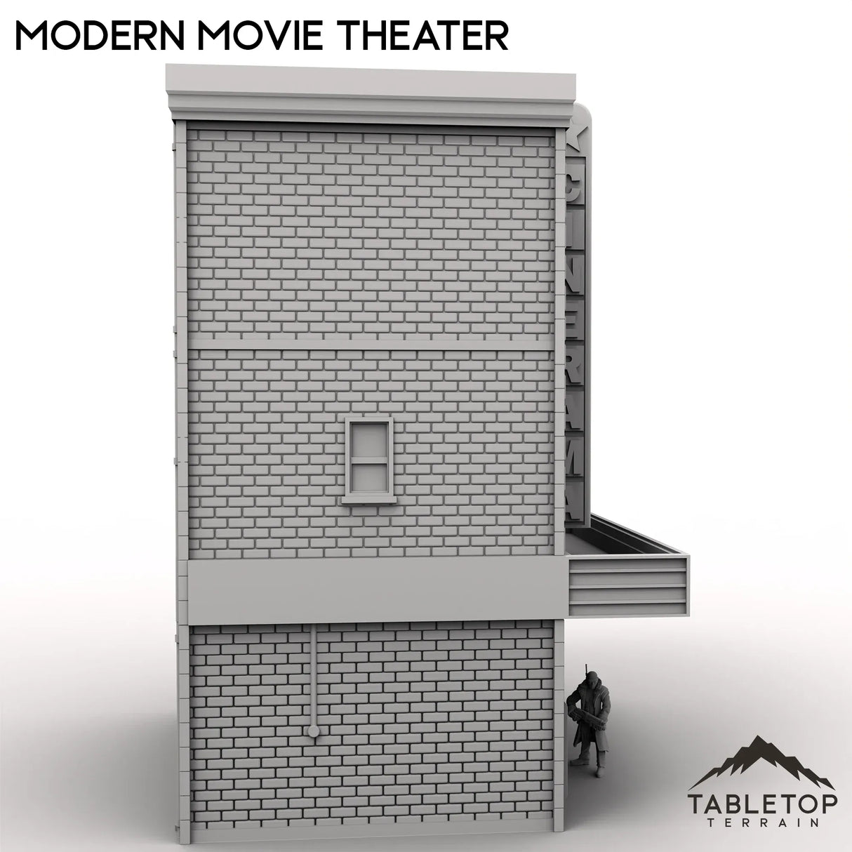Tabletop Terrain Building Modern Movie Theater