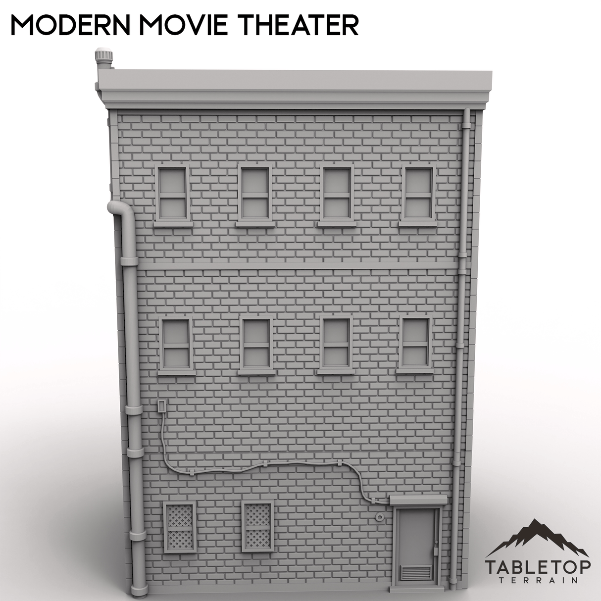 Tabletop Terrain Building Modern Movie Theater