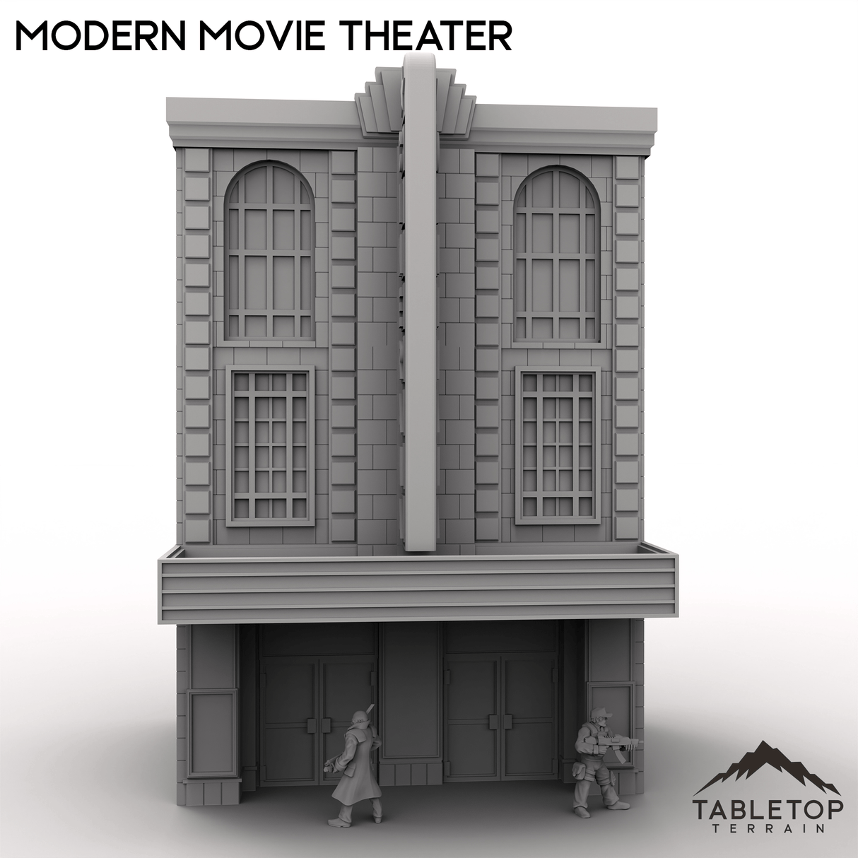 Tabletop Terrain Building Modern Movie Theater