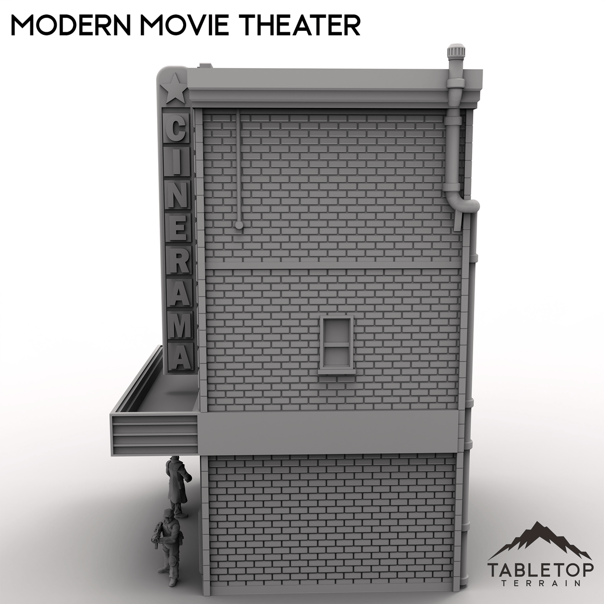 Tabletop Terrain Building Modern Movie Theater