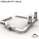 Tabletop Terrain Building Modular City Walls