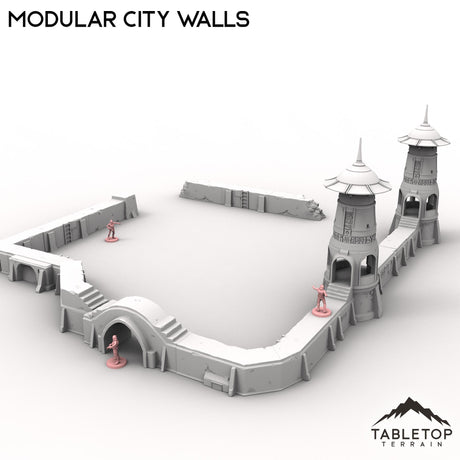 Tabletop Terrain Building Modular City Walls