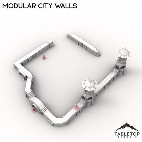 Tabletop Terrain Building Modular City Walls