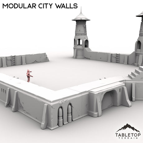 Tabletop Terrain Building Modular City Walls