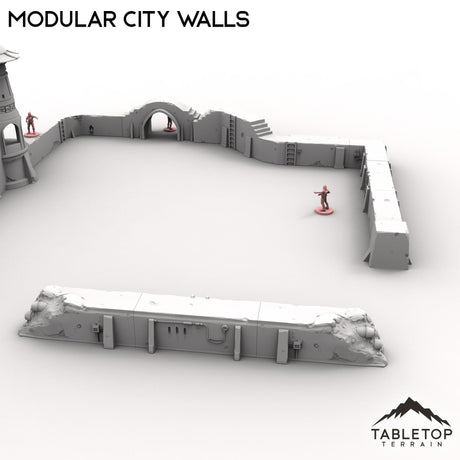 Tabletop Terrain Building Modular City Walls