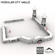 Tabletop Terrain Building Modular City Walls