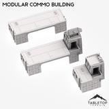 Tabletop Terrain Building Modular Commo Building - Imperial Base Builder