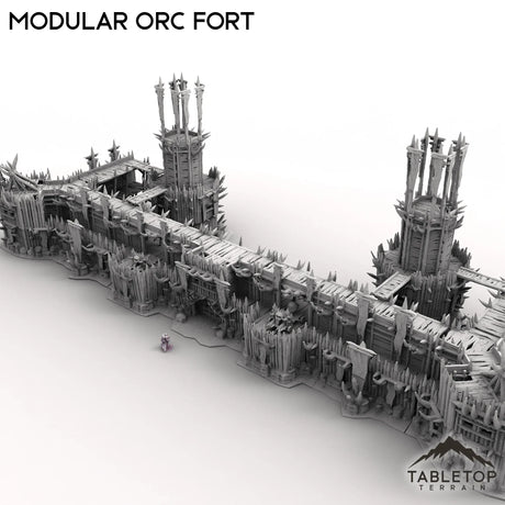 Tabletop Terrain Building Modular Orc Fort