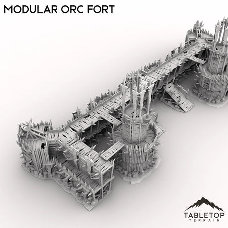 Tabletop Terrain Building Modular Orc Fort